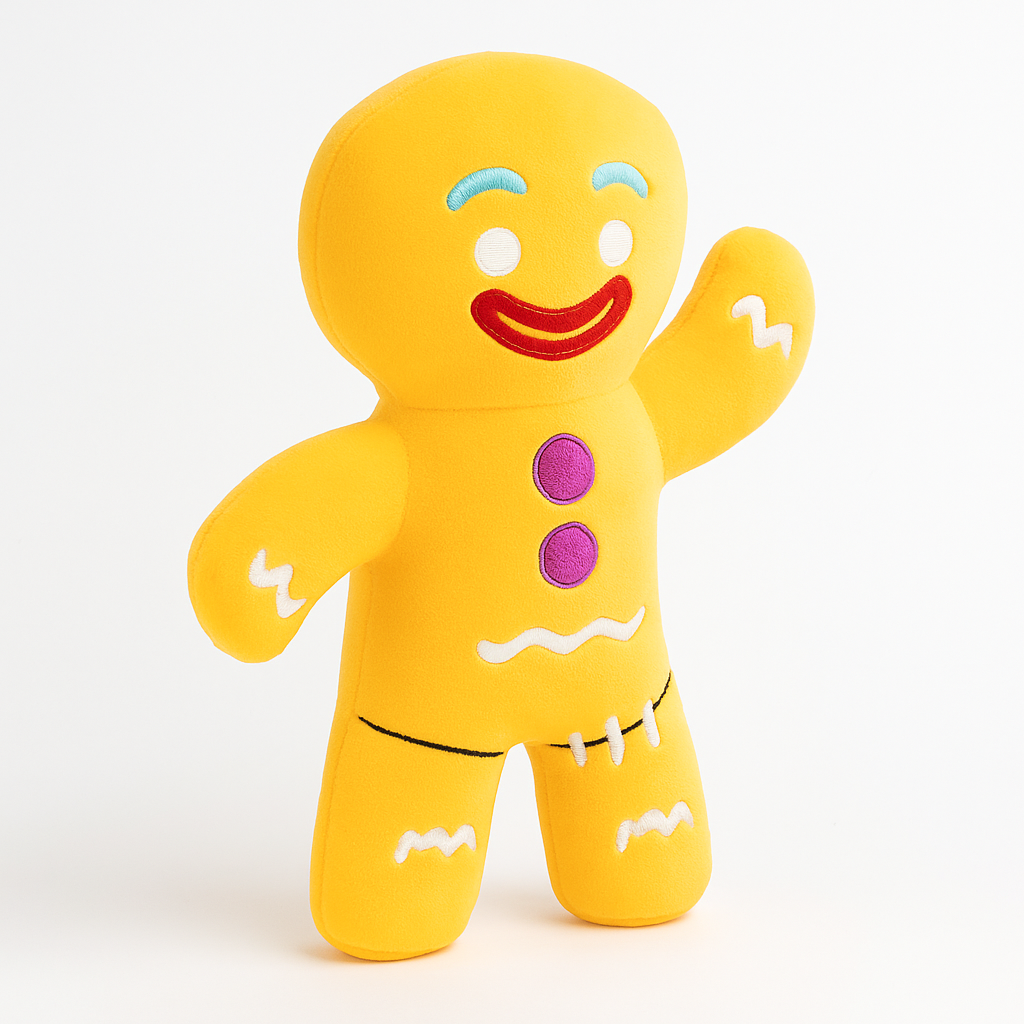 Gingerbread Man Plush – Cute Christmas Holiday Plush Toy