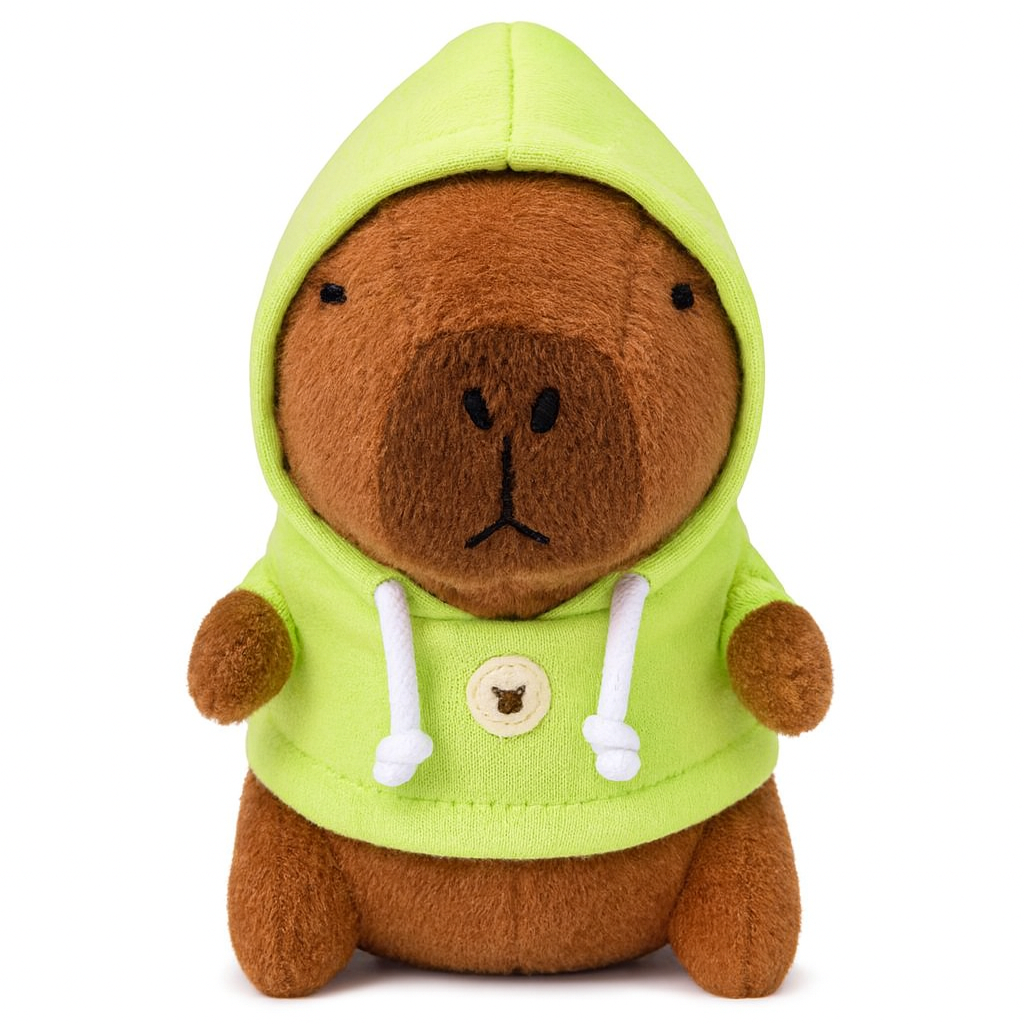 Snuggy Capybara – Fluffy Capybara Plush with Hoodie